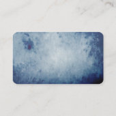 Chic Watercolor mit Monogramm Visitenkarte (Rückseite)