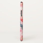 Chic Watercolor Pink Peonys Blumenmuster Case-Mate iPhone Hülle (Hinten/Rechts)