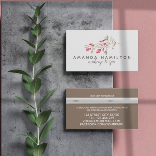 Chic Watercolor Wildwiese Rosa Flow Termin