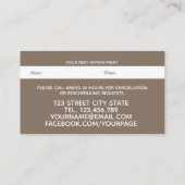 Chic Watercolor Wildwiese Rosa Flow Termin (Rückseite)