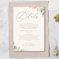 Chic Watercolor Wintergarten Details Hochzeiten