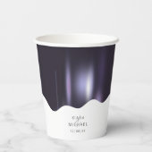 Chic Wedding BlackBerry ID695 Pappbecher (Rückseite)