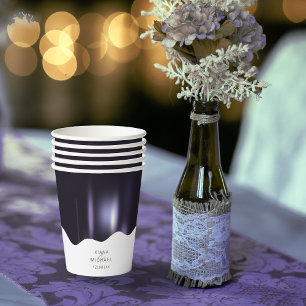 Chic Wedding BlackBerry ID695 Pappbecher