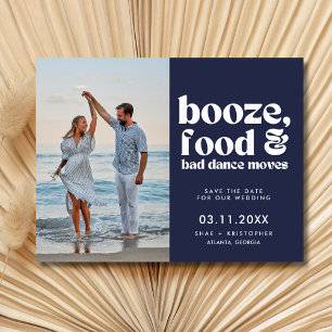 Chic Wedding Foto Save the Date Ankündigungspostkarte