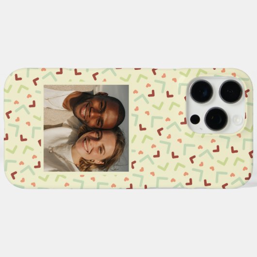 Chic Wedding Gift Ideas Memphis Pattern  Case-Mate iPhone Hülle (Rückseite (Horizontal))