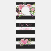 Chic Wedding Guest Reserved Room Sign Türanhänger (Rückseite)