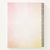 Chic Wedding Guestbook Dragonfly Paating Liebe Her Notizblock (Rückseite)