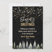 Chic Weihnachtsbäume Glitzer Lichter neues Jahr (Vorderseite)