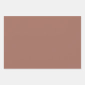 Chic Weihnachtsmetall Rose Gold Stern Bronze Geschenkpapier Set (Vorderseite 3)