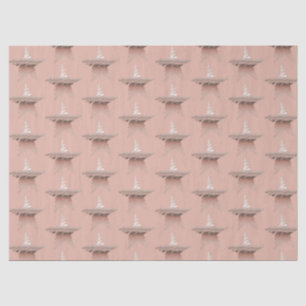 Chic Weihnachtsmetall Rose Goldstar Kastanie Seidenpapier