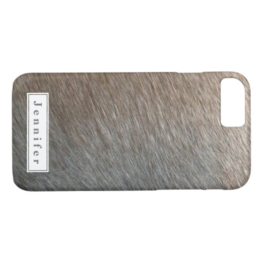 Chic Weimeraner Fur personalisiert Case-Mate iPhone Hülle (Rückseite (Horizontal))