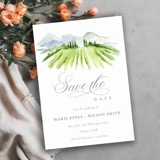 Chic Weinkeller Weinberg Save The Date