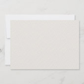 Chic Welcome Calligraphy Script Geburtserklärung Ankündigung (Rückseite)