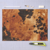 Chic Western Brown Cowhide Seidenpapier (Handwerk)