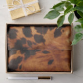 Chic Western Brown Cowhide Seidenpapier (Geschenk)