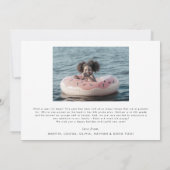 Chic What A Year Foto Collage Weihnachten (Rückseite)