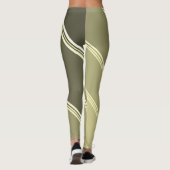Chic Wheat unter Graubanddruck Leggings (Rückseite)
