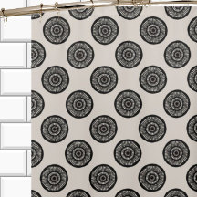 Chic Wheel Muster Mocha Brown