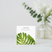 CHIC WHIC GREEN MONSTERA LEAF FOLIAGE PREIS TAG (Stehend Vorderseite)