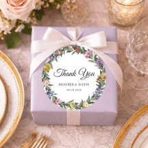 Chic Whimsical Vintag Floral vielen Dank