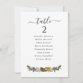 Chic Whimsical Vintage Hochzeitskarte (Vorderseite)