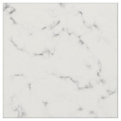 Chic White and Gray Marmor Muster Stoff (Nahaufnahme)