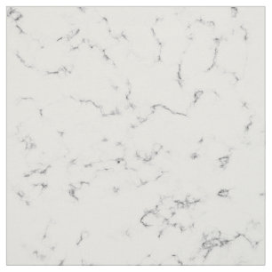Chic White and Gray Marmor Muster Stoff