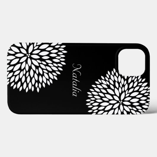 Chic White Blume Case-Mate iPhone Hülle (Rückseite (Horizontal))