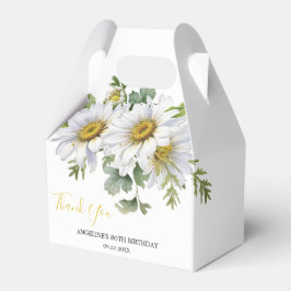 Chic White Daisy Blumengrün Geburtstag Geschenkschachtel