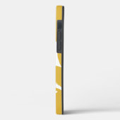 Chic White Dragon Monogram Case-Mate iPhone Case (Rückseite / Links)