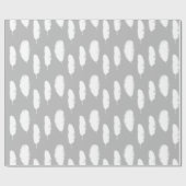 Chic White Feathers Geschenkpapier (Flach)
