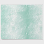 Chic White Mint Weihnachten Geschenkpapier (Flach)