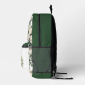 Chic White Roses Bedruckter Rucksack (Rechts)
