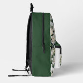 Chic White Roses Bedruckter Rucksack (Links)