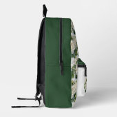 Chic White Roses Bedruckter Rucksack (Links)