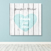 Chic White Rustic Imitats Wood Leinwanddruck (Insitu (Holzboden))