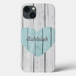 Chic White Rustic Wood Case-Mate iPhone Hülle