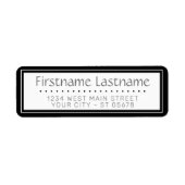 Chic White Simple Styled Typografie Script (Vorne)