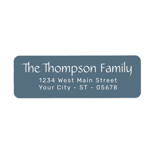 Chic White Simple Styled Typografie Script (Vorne)