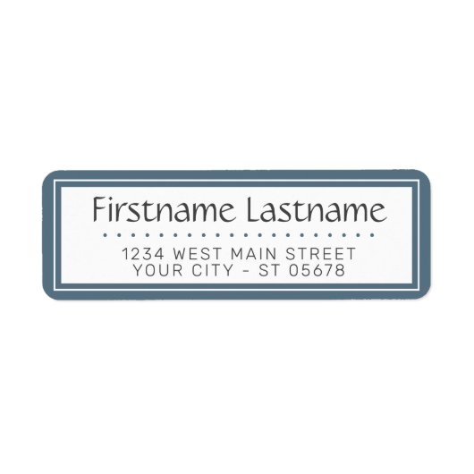 Chic White Simple Styled Typografie Script (Vorne)