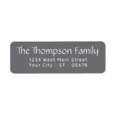 Chic White Simple Styled Typografie Script (Vorne)