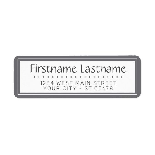 Chic White Simple Styled Typografie Script (Vorne)