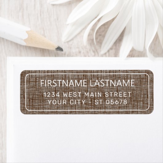 Chic White Simple Styled Typography Script Label (Insitu)