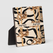 Chic Wild Unapologetic Luxuriöse Tagesgeschenke Gi Fotoplatte (Vorderseite)