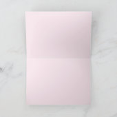 Chic "Will you be my Valentine" Trendy Pink & Red Karte (Innenseite)