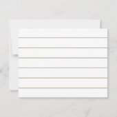 Chic Window Wedding Postponement Ändern Sie das Da Ankündigung (Rückseite)