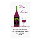 CHIC WINE LABEL_WINE LOVER (Vorne)