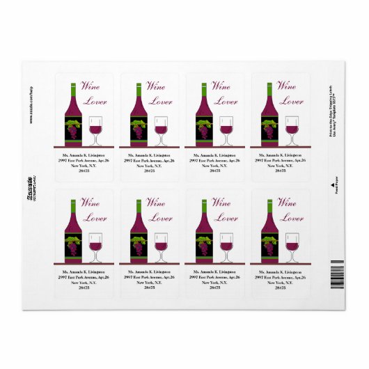 CHIC WINE LABEL_WINE LOVER (Vorne)