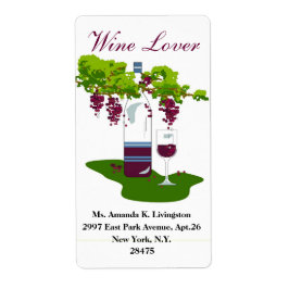 CHIC WINE LABEL_WINE LOVER