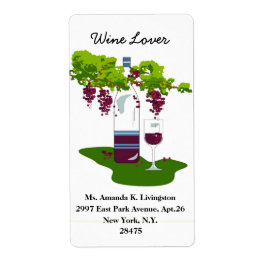 CHIC WINE LABEL_WINE LOVER